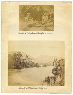 Antiguas Vistas del Estrecho de Magallanes - Fotos Antiguas Originales - Década de 1880