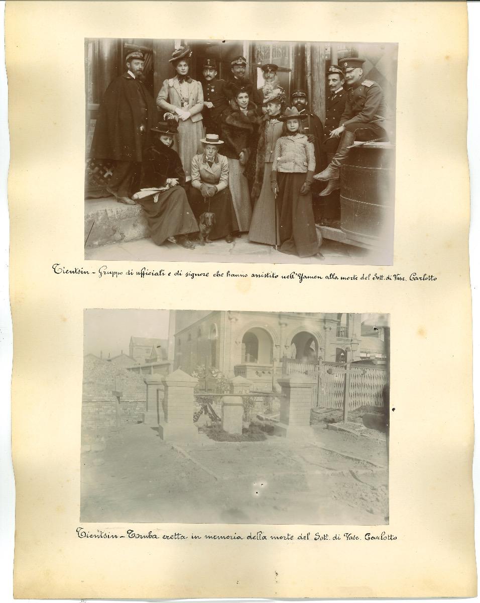 Figurative Photograph Unknown - Vues anciennes de Tientsin - Impressions albumen originales - années 1890