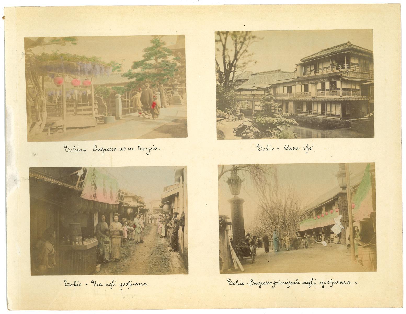 Unknown Landscape Photograph - Ancient Views of Tokyo - Original Albumen Print - 1880s/90s
