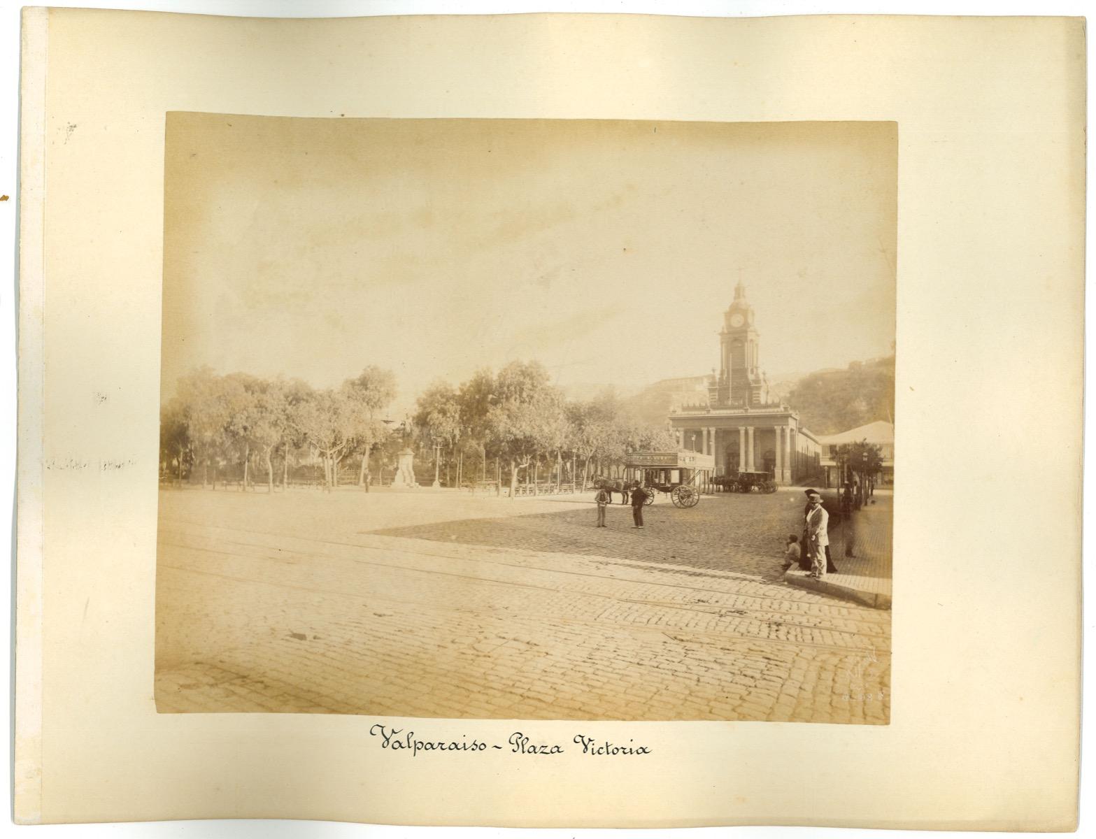 Ancient Views of Valparaiso - Original Vintage Photos - 1880s - Photograph by Unknown
