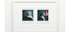 Andy Warhol Self-portrait with Polaroid camera (diptych), 1973