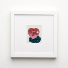 Andy Warhol Unique Color Polaroid Heart-shaped Candy Box w/ Chocolates, 1982