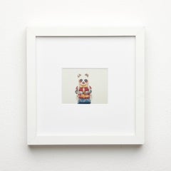 Andy Warhol Unique Color Polaroid Japanese Toy (Panda with Drum), 1983