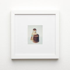 Polaroid a colori unica di Andy Warhol raffigurante un barattolo di biscotti, anni '70