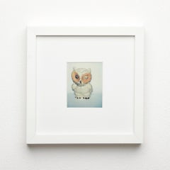 Polaroid a colori unica di Andy Warhol raffigurante un barattolo di biscotti (gufo che fa l'occhiolino), 1983
