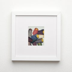 Polaroid a colori unica di Andy Warhol raffigurante il dittico “Filpucci Fancy Yarn”, 1983 circa
