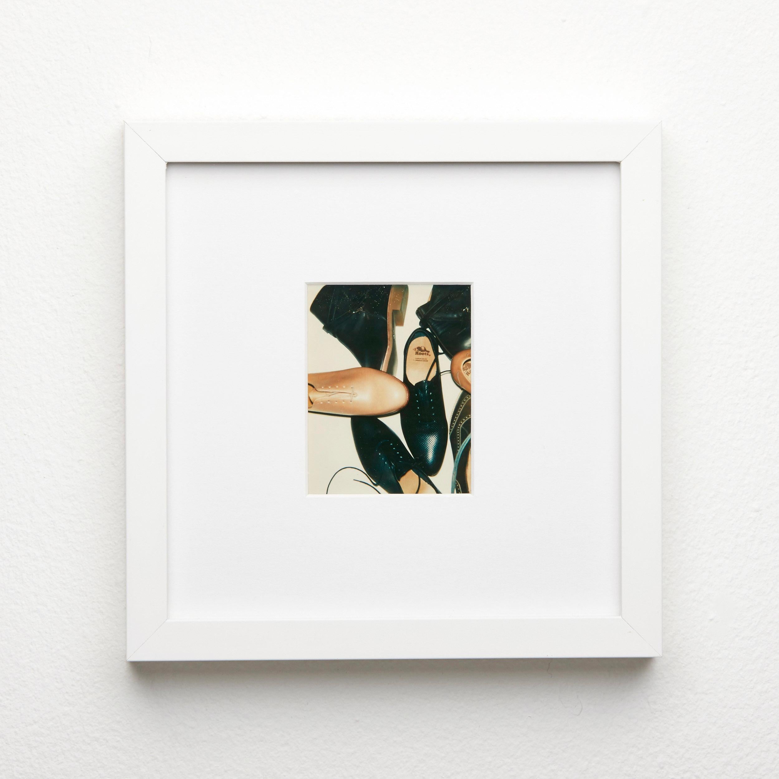 Andy Warhol Unique Color Polaroids of (Men's) Shoes, Diptych, 1980