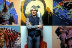 Andy Warhol with Endangered Species Series 24" x 20" Edition of 75