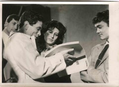 Anna Magnani and Pier Paolo Pasolini - Vintage Photograph - 1960s