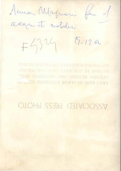 Anna Magnani - Vintage b/w Photograph - 1962