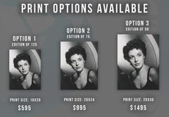 Anne Bancroft Glamour Portrait Globe Photos Fine Art Print