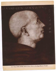 Antike Galerie in Florenz – Vintage-Foto – frühes 20. Jahrhundert