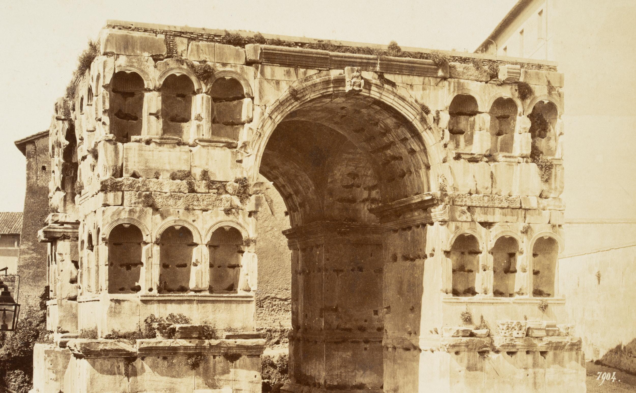 Arch of Janus, Rome - Photograph by Fratelli Alinari