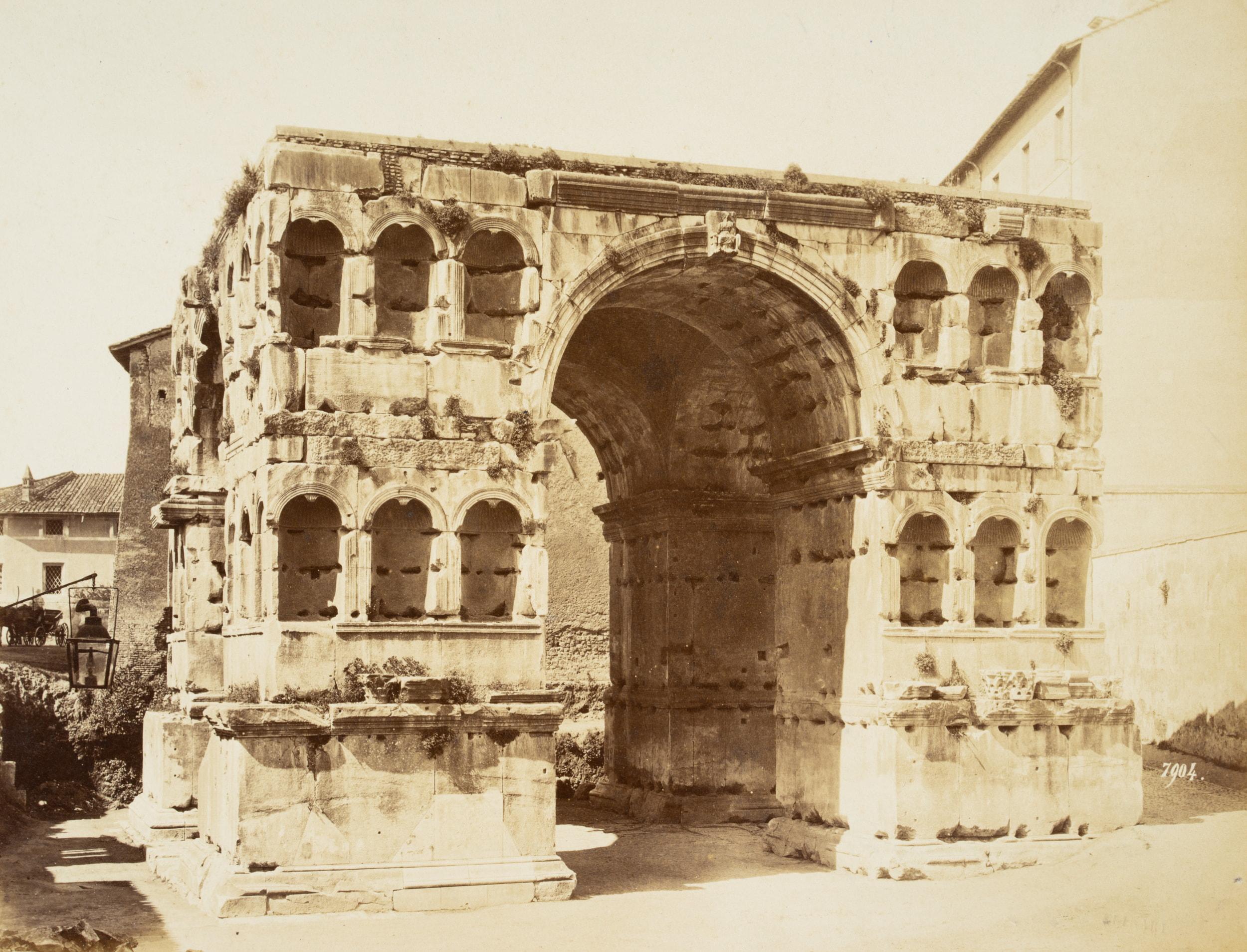 Fratelli Alinari Landscape Photograph - Arch of Janus, Rome