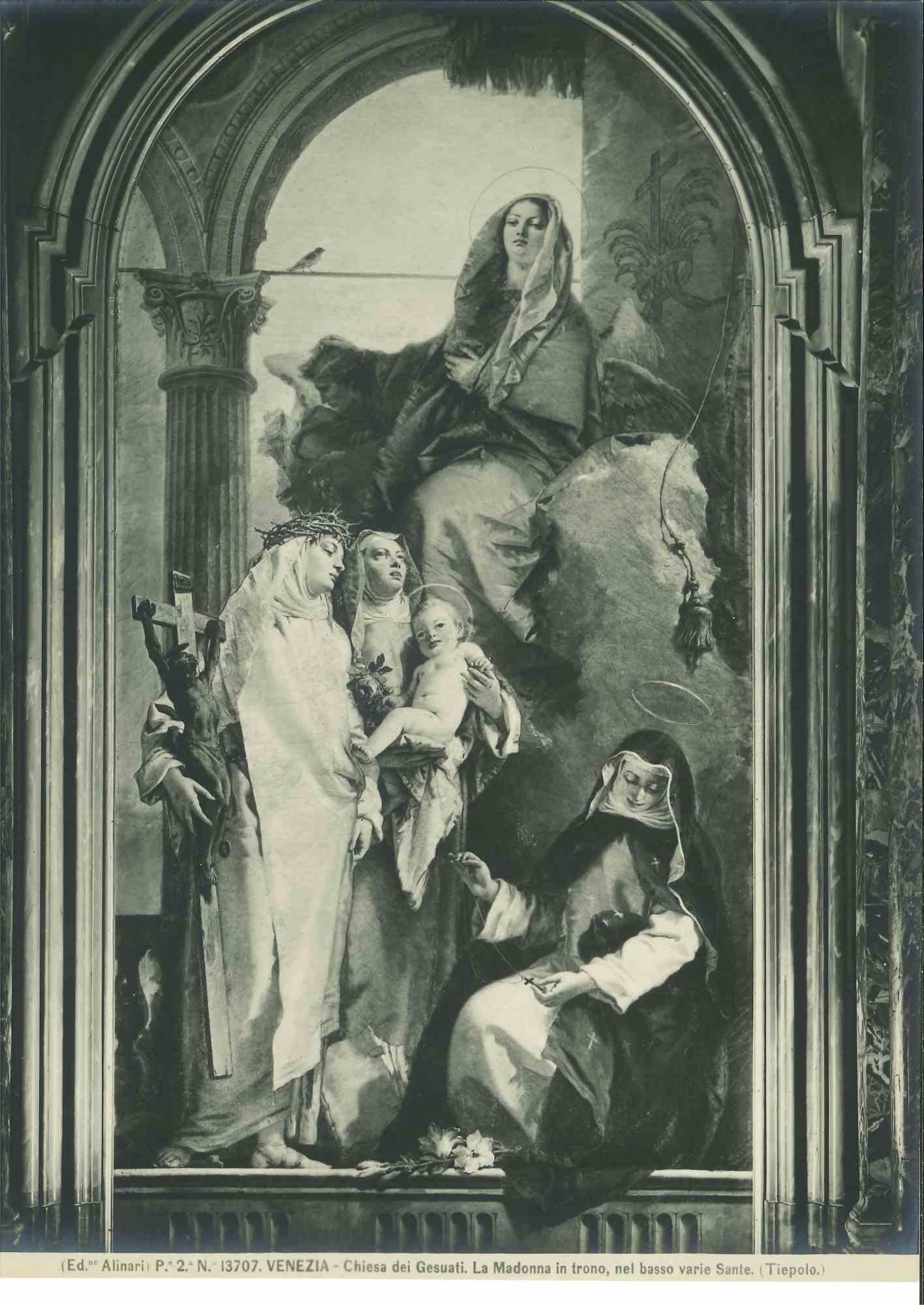 Photo d'architecture et d'art - église Gesuati - Venise - années 1920