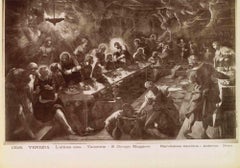 Architecture and Art Photo - Last Supper by Tintoretto - Venice - 1920s
