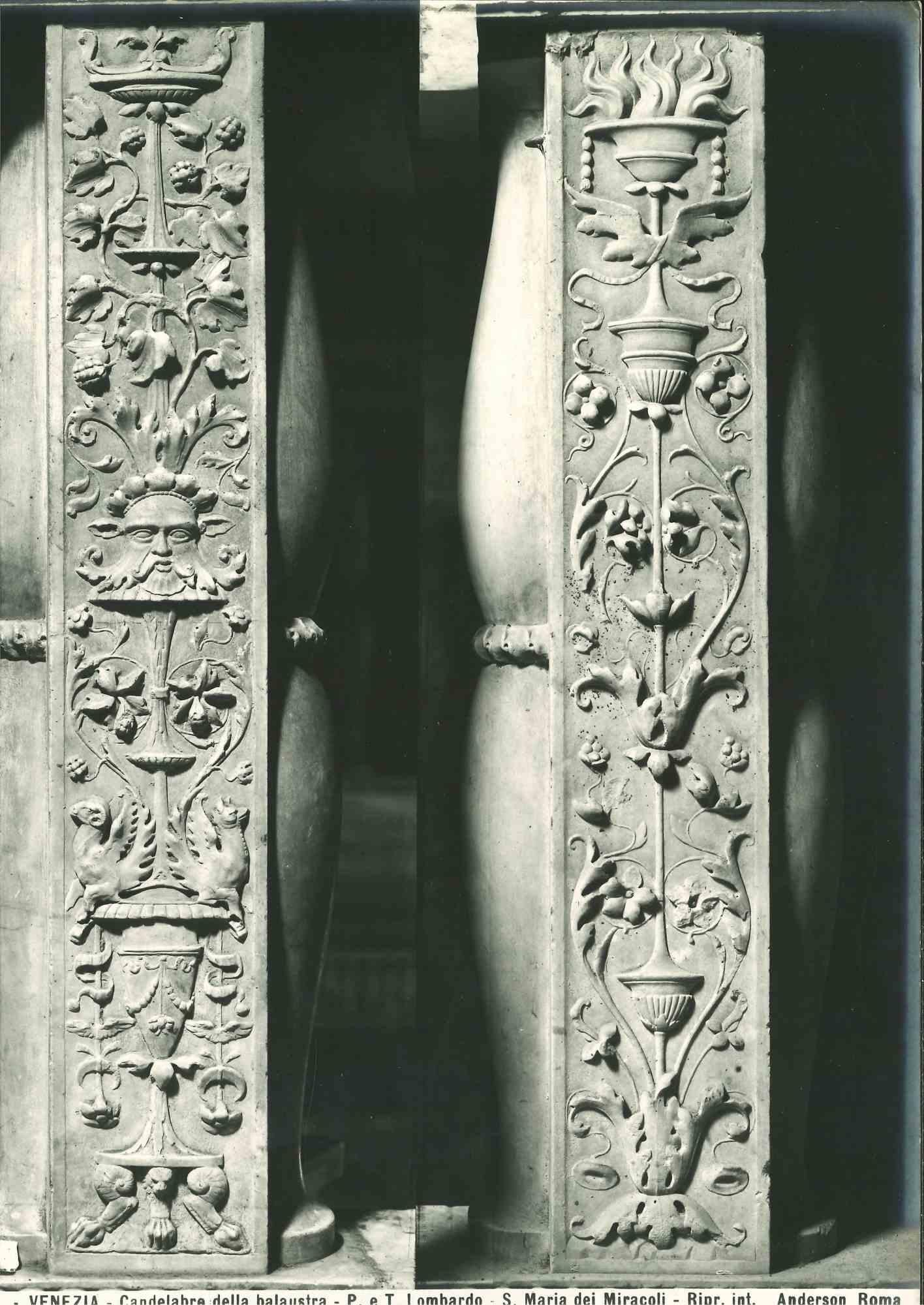 Unknown Figurative Photograph - Architecture and Art Photo - S. Maria dei Miracoli Church - Venice - 1920s