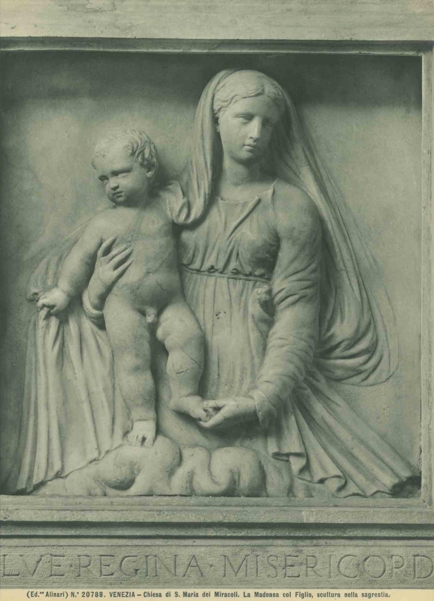 Unknown Portrait Photograph – Architektur- und Kunstfoto – Kirche S. Maria dei Miracoli – Venedig – 1920er Jahre