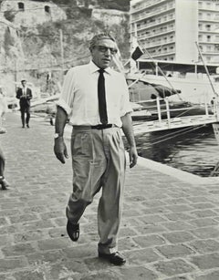 Aristotle Onassis - Vintage b/w Photo - 1960s