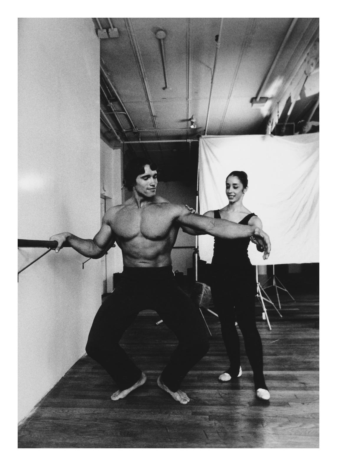 Arnold Schwarzenegger: Ballet Bodybuilder - Photograph by Unknown