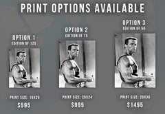 Arnold Schwarzenegger "Commando" Globe Photos Fine Art Print
