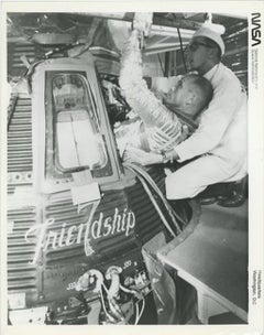 Astronaut John Glenn 
Original Pad Leader for NASA, Guenter Wendt Press Print