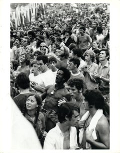 Audience at Woodstock Vintage Original Photograph