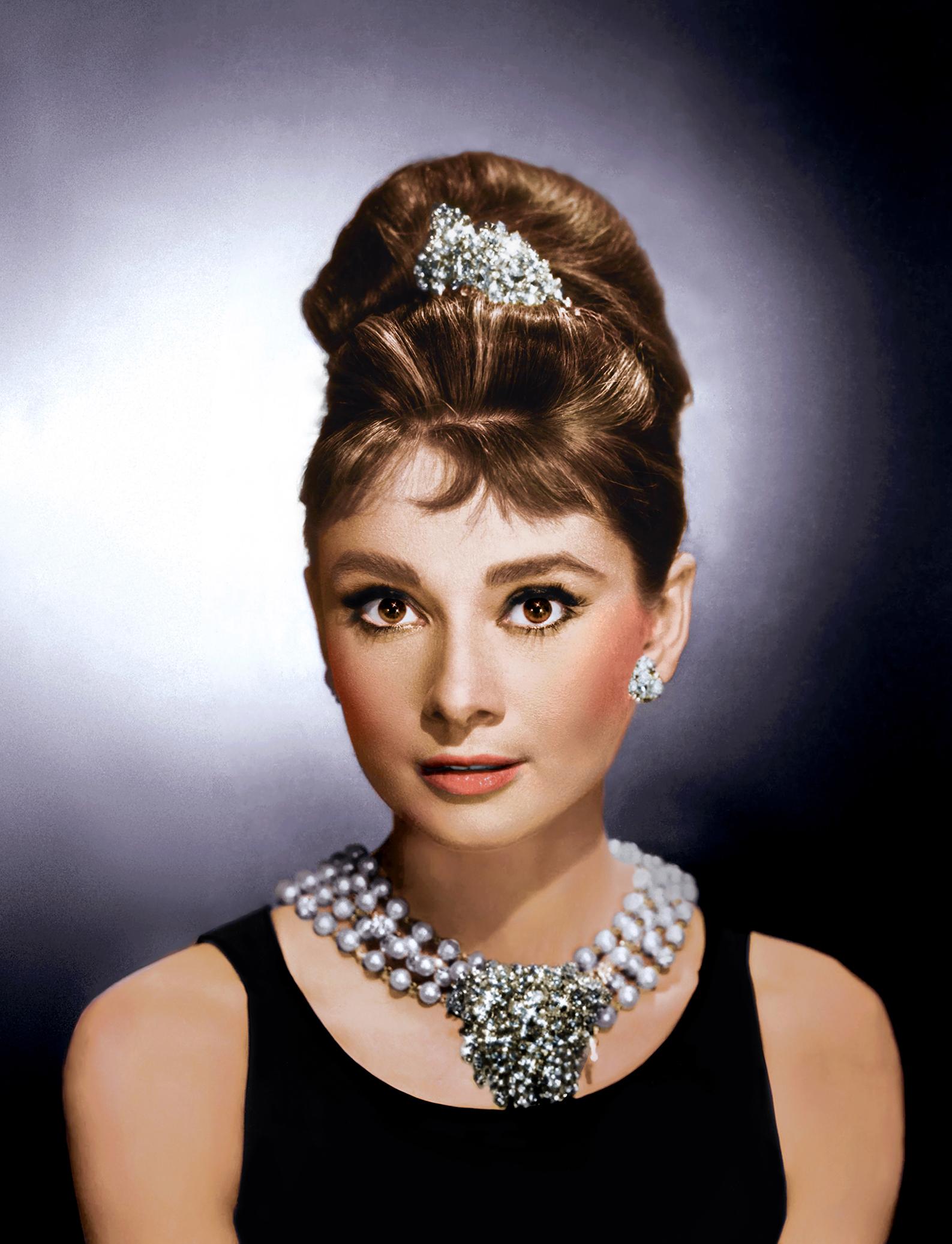 Unknown Color Photograph - Audrey Hepburn "Breakfast at Tiffany's"