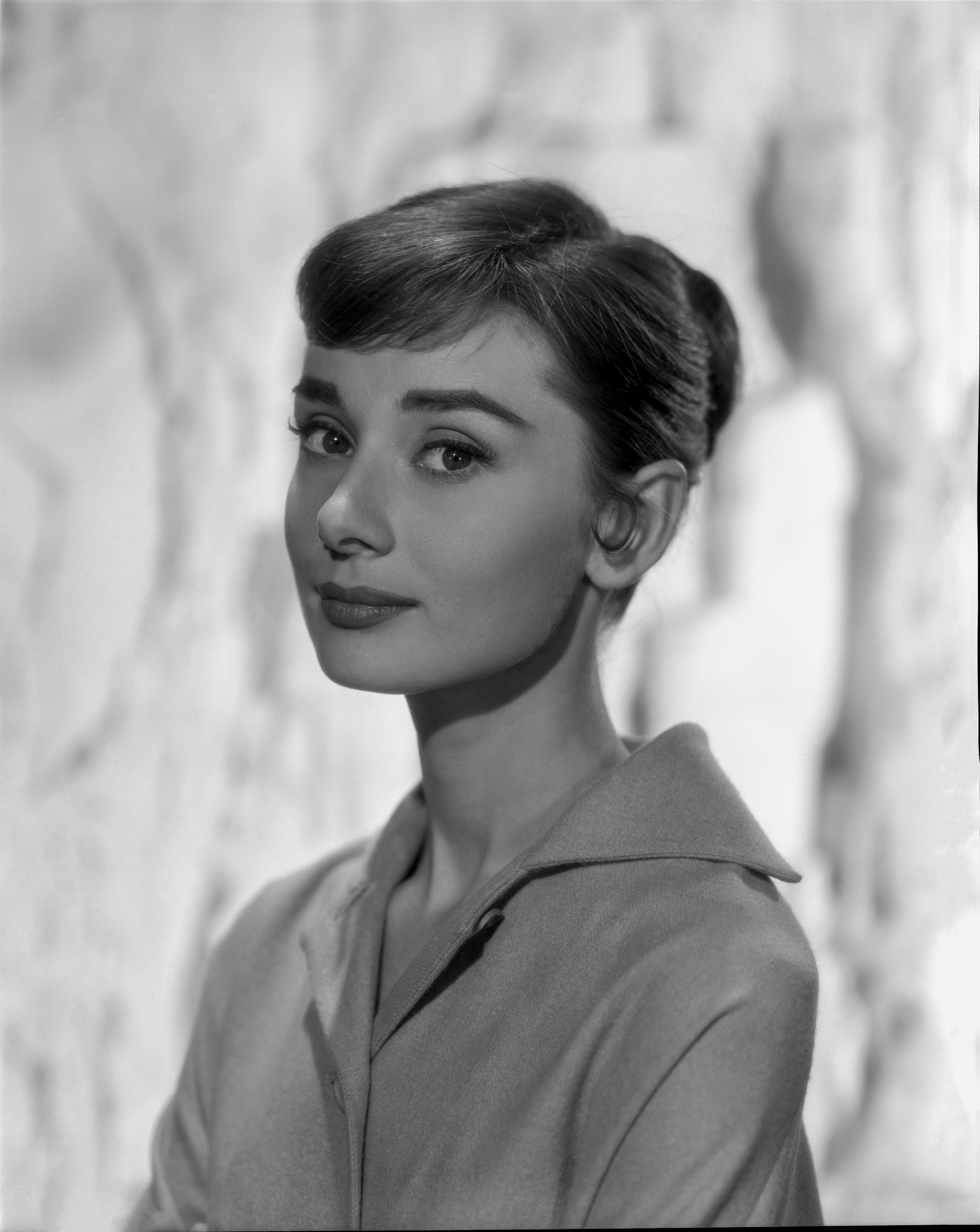 Unknown Black and White Photograph - Audrey Hepburn Classical Portrait Fine Art Print
