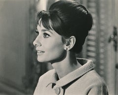 Audrey Hepburn Profile Portrait Fine Art Print