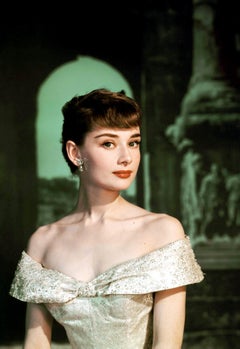 Audrey Hepburn "Roman Holiday" in Color Globe Photos Fine Art Print