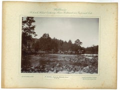 Australia - Durch den Wallendelly River - Original Antique Photo 1893