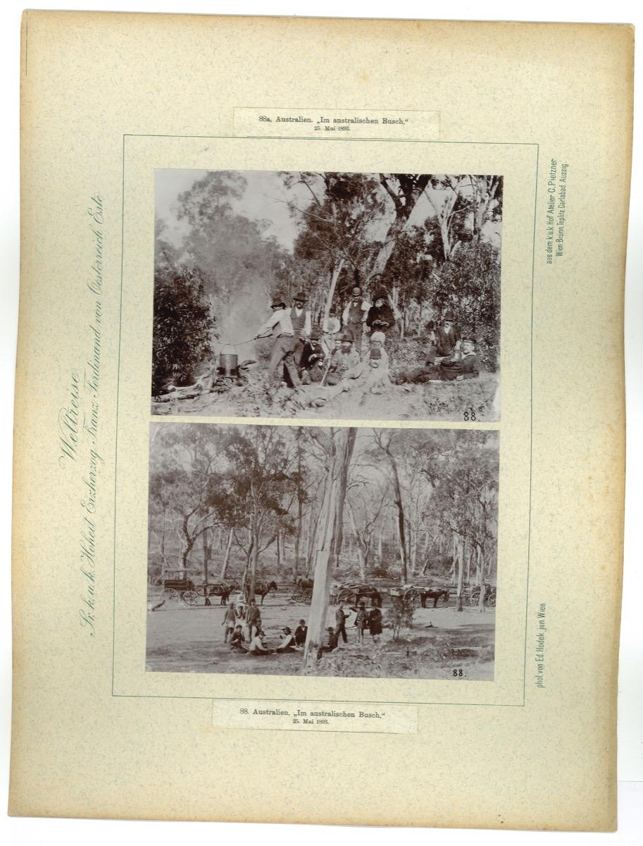 Landscape Photograph di Unknown - Australia - Fiume Wallendelly - Foto d'epoca 1893