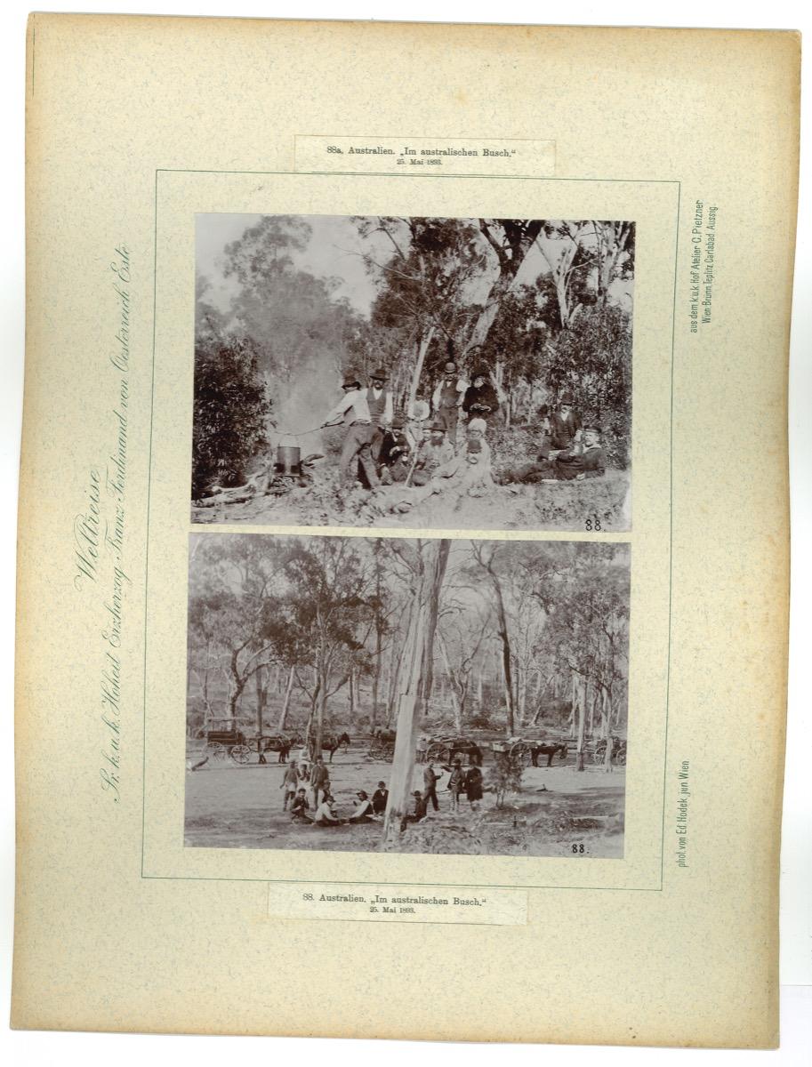 Unknown Landscape Photograph - Australia - Wallendelly River - Vintage Photo 1893