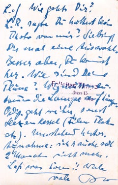 Autograph and Photo by C. Orff - 1940s