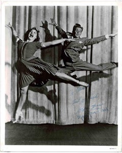 Photographie autographe de Bob Fosse et Mary Ann Niles-Fosse - 1950