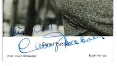 Autographed by Conny Froboess - Vintage b/w Postcard - 1960s