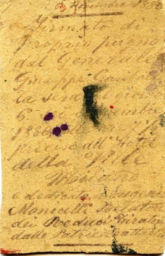 Autographed Portrait and Dedication of Giuseppe Garibaldi - 1880s