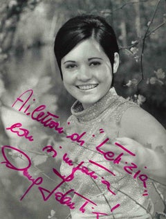 Autographed Portrait of Annabella Incontrera - Vintage Photo - 1970s