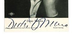 Autographed Portrait of Dieter Borsche - 1960s