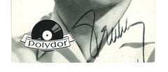 Autographed Portrait of Freddy Quinn - Vintage  b/w Postcard - 1960s