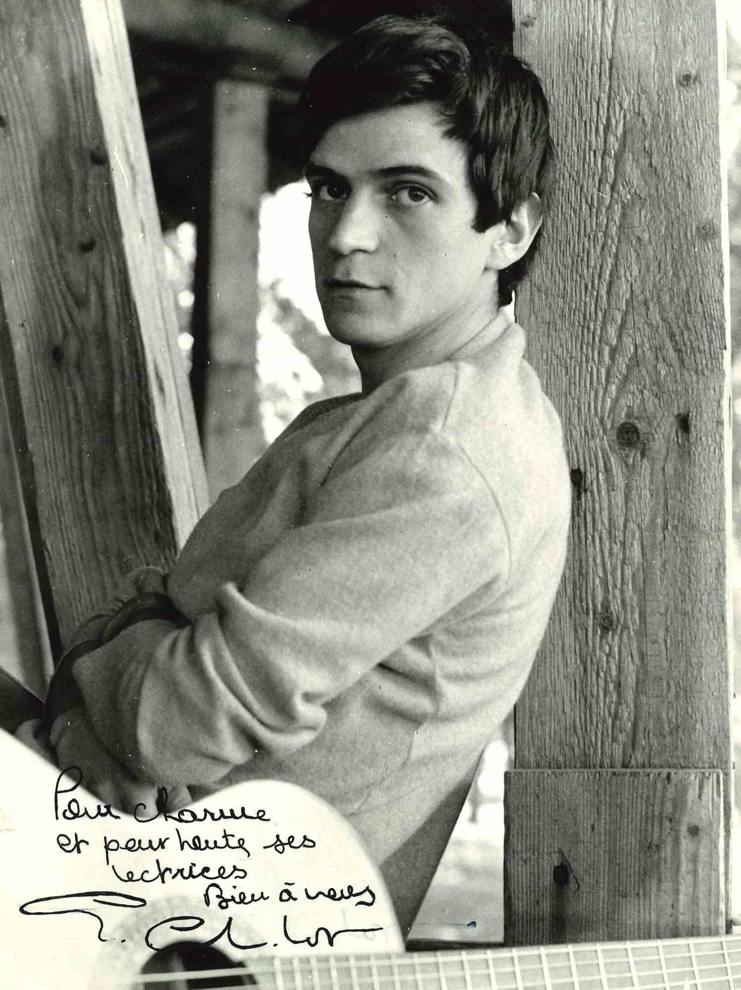 Autographed Portrait of Georges Chelon - Vintage Photo - 1960s