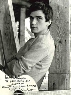 Autographiertes Porträt von Georges Chelon - Vintage Foto - 1960er Jahre