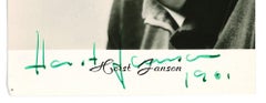 Autographed Portrait of Horst Janson - Vintage  b/w Postcard - 1961