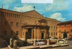 Autographed Portrait of John Huston - Vintage Postcard - 1960s