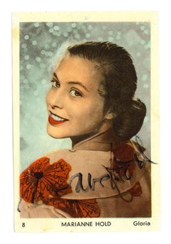 Autographisches Porträt von Marianne Hold - 1960er Jahre