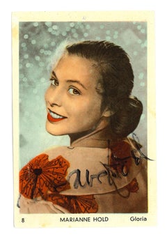 Autographed Portrait of Marianne Hold - 1960s