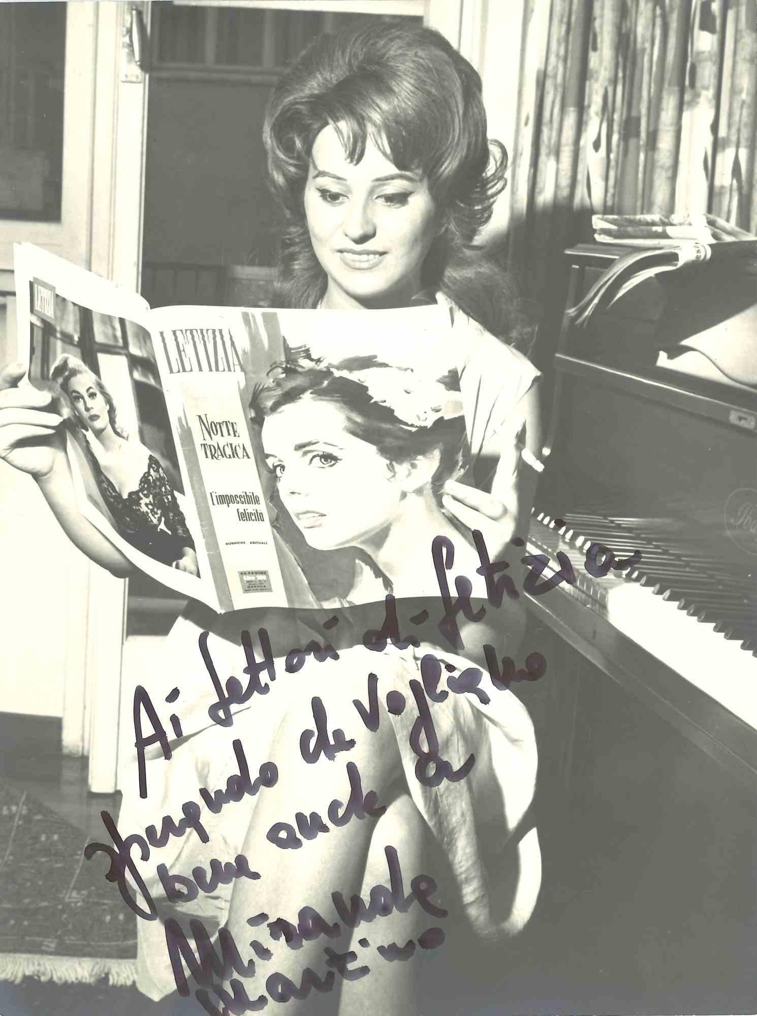 Autographed Portrait of Miranda Martino - Vintage Photo - 1970s