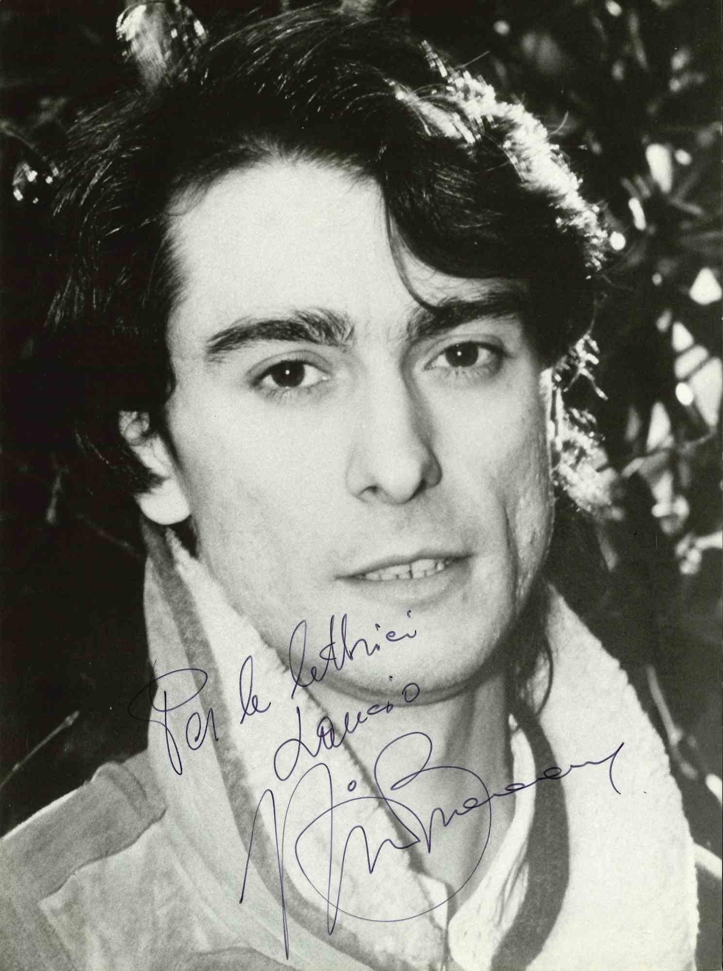 Autographed Portrait of Nino Buonocore - Vintage Photo - 1970s