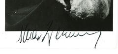 Autographed Portrait of Oskar Werner - Vintage b/w Postcard - 1960s